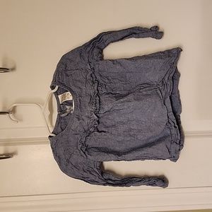 2t girls denim shirt